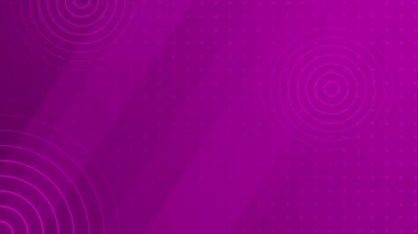 Canlandırılmış Koyu Pembe soyut geometrik şekiller teknoloji arka planı, şebeke dokusu teknoloji arka planı