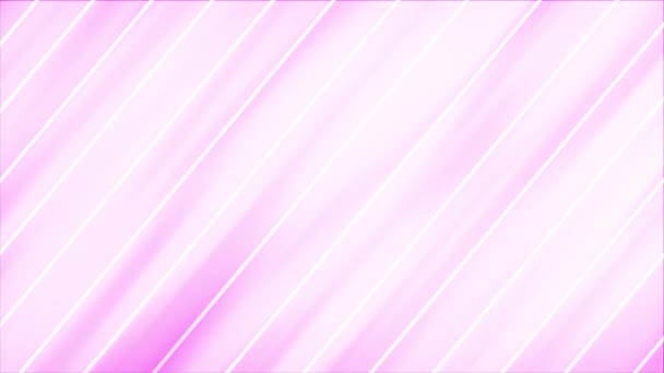 Animowane Proste Eleganckie Paski Diagonal Pink Minimalne Geometryczne Tło — Wideo stockowe