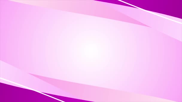 Animowana Abstrakcyjna Czułość Diagonalna Różowy Szary Tło Luksusowe Fala Fala — Wideo stockowe