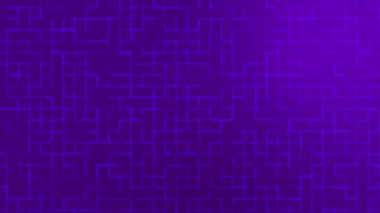 Animasyon Dark Purple soyut geometrik şekiller teknoloji arka planı, şebeke dokusu teknoloji arka planı