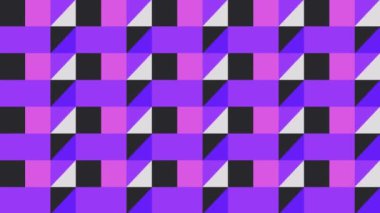 Soyut geometrik şekiller arka planına sahip hareketli renksiz desen