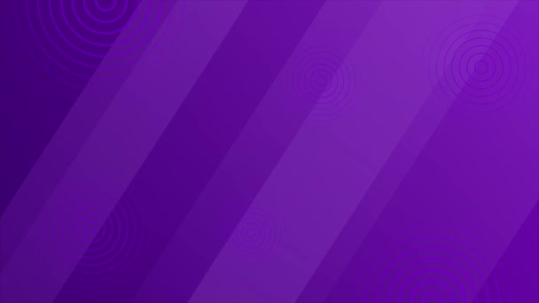 Animado Oscuro Púrpura Abstracto Geométrico Rectángulo Formas Mínimo Fondo Rectángulo — Vídeos de Stock