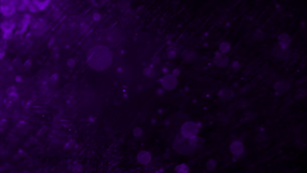 动感美丽的紫色动人的粒子未来主义背景 简朴典雅的背景 — 图库视频影像