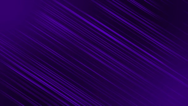 アニメーションされたエレガントな紫色シームレスなループバック 斜めの移動パープルライン シンプルな背景 — ストック動画