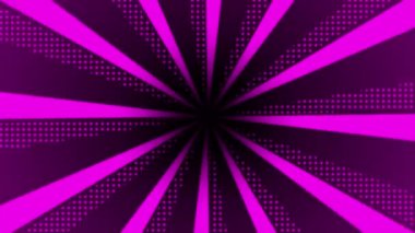 Canlandırılmış Modern komedi tarzı merkezi yoğunlaştırılmış dönüşümlü çizgiler Pembe fütüristik radyal arkaplan