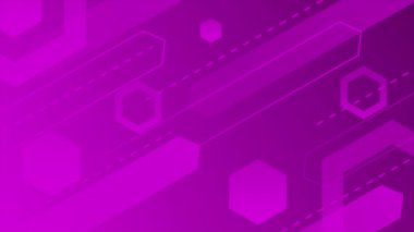 Canlandırılmış Basit ve zarif çoklu şekil modern geometrik Pembe gradyan