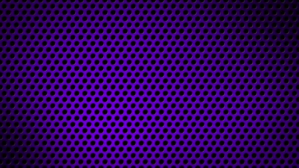 动画简单紫色梯度金属烤架图案最小几何背景 — 图库视频影像