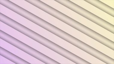 Canlandırılmış 3d derinlik çizgileri arkaplan, sarı ve mor gradyan