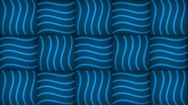 Canlandırılmış Kraliyet mavisi, parlak çizgili dijital kare kiremitler