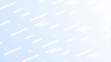 Kraliyet mavi arkaplanı üzerinde canlandırılmış Soyut Geometrik temel şekiller, minimal şablon arkaplanı