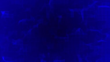 Noktaları ve çizgileri birleştiren animasyon Mavi renk ağı fütüristik teknoloji arka planı