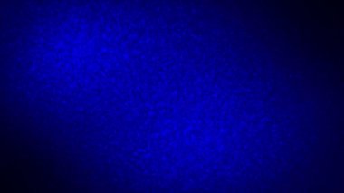 Canlandırılmış Mavi renkli parlayan teknoloji parçacığı koyu arkaplan üzerinde hareket ediyor, fütürist parçacıklar arka plan