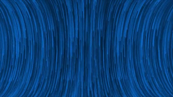 Fondo Movimiento Lluvia Partículas Color Azul Real Animado — Vídeos de Stock