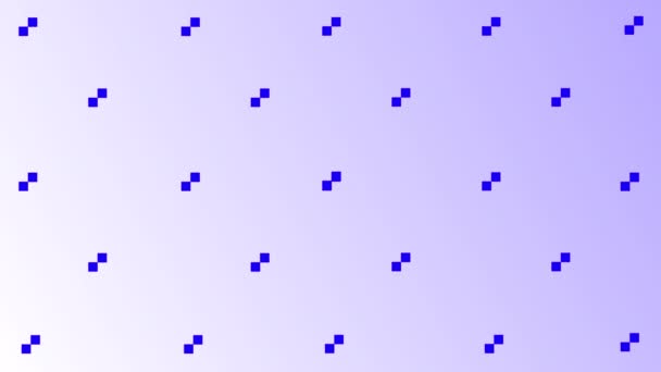 アニメーションシンプルなハーフトーンブルーの正方形パターン背景 正方形の背景 — ストック動画