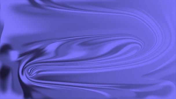 Animado Azul Movimiento Abstracto Patrón Fondo Ondas Ondas Agua Brillante — Vídeos de Stock