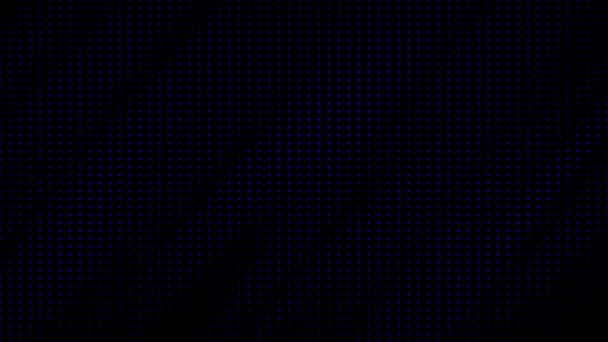 Анімований Абстрактний Динамічний Фон Блакитних Точок Рух Сучасного Анімаційного Фону — стокове відео