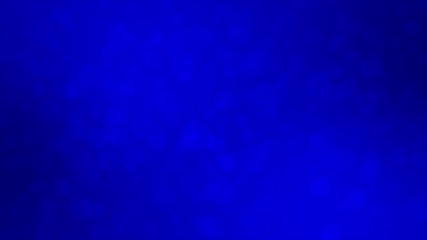 Geanimeerd Eenvoudige Elegante Langzaam Bewegende Blauwe Deeltjes Achtergrond — Stockvideo