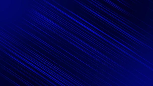 Animado Elegante Azul Sem Costura Looped Fundo Diagonal Movimento Linhas — Vídeo de Stock