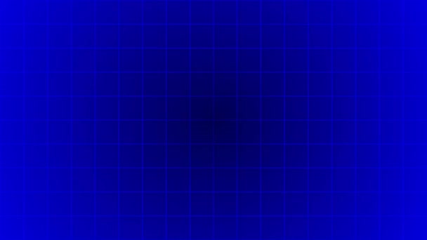 Animált Modern Mozgó Kék Rács Vonalak Futurisztikus Háttér — Stock videók
