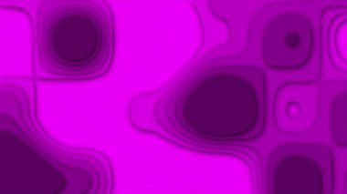 Canlandırılmış pembe renk 3d derinlik özeti arkaplan