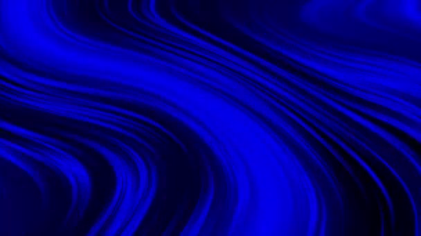 Animatie Blauwe Kleur Wiebelen Abstracte Golvende Patroon Achtergrond — Stockvideo
