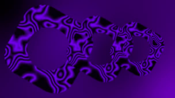 Patrón Abstracto Púrpura Animado Girando Fondo Cuadrado — Vídeo de stock