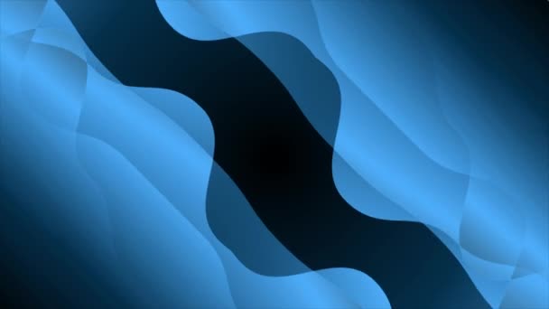 Animovaný Royal Modrá Barva Diagonální Vlnitý Vzor Pozadí Pohybující Tvar — Stock video