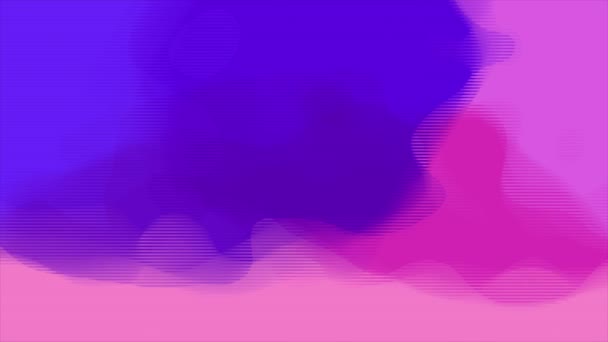 Animated Abstract Shape Changing Multicolor Background Colorful Gradient Blurry Background — Stock Video