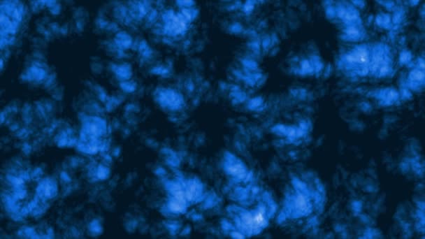 动画皇家蓝色3D深度云雾纹理抽象背景 — 图库视频影像