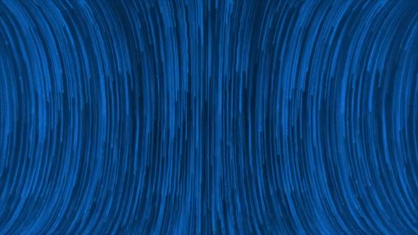 アニメーションロイヤルブルーカラー3D落下粒子雨運動背景 — ストック動画