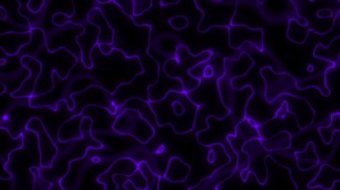 Mor arkaplan üzerinde canlandırılmış Minimum Geometrik temel şekiller