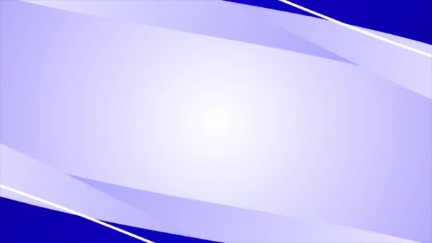Animado Abstrato Ternura Diagonal Azul Cinza Fundo Onda Luxo Onda — Vídeo de Stock