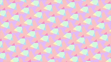 Canlandırılmış Renkli İllüzyon üçgen şekilli dijital arkaplan oluşturuyor