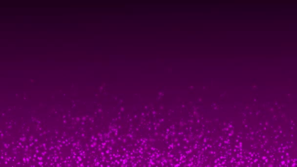 Animated Pink Color Dust Particles Background — Stock Video