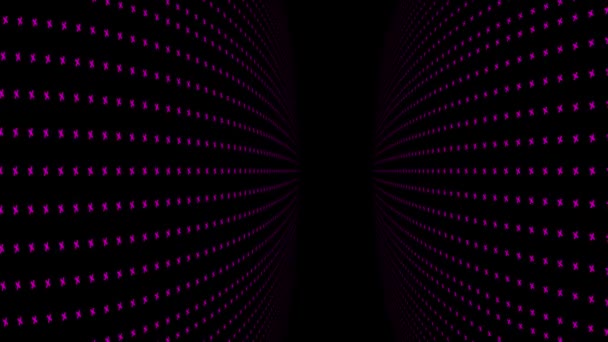Animatie Roze Kleur Naadloze Looping Roterende Element Achtergrond — Stockvideo