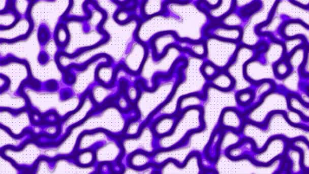 动画紫色3D深度波纹背景 — 图库视频影像