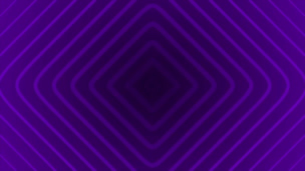 Анімований Фіолетовий Колір Квадратний Повторюваний Візерунок Простий Фон — стокове відео