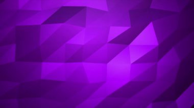 Canlandırılmış mor renk düşük polifon