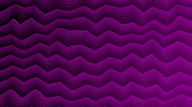 Canlandırılmış pembe zigzag kıvrımlı çizgiler arkaplanı