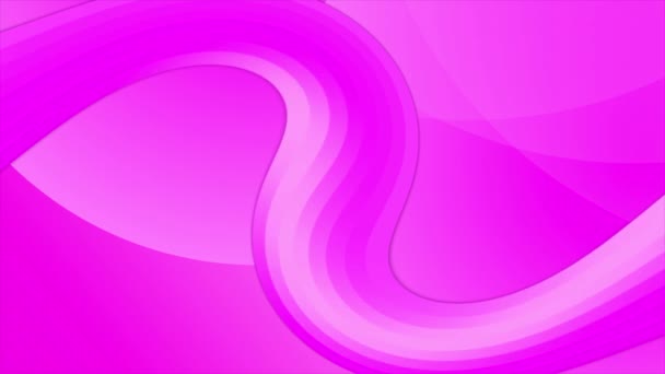 Animated Pink Color Random Shapes Background — Stock Video