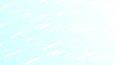 Cyan arkaplanı üzerinde canlandırılmış Soyut Geometrik temel şekiller, minimal şablon arkaplanı