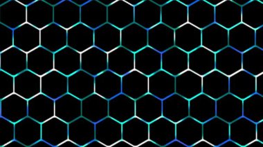 Animasyon Taşıyıcı soyut bulanık arkaplan, soyut desen düzgün hareket eden arkaplan, neon gradyan arkaplan