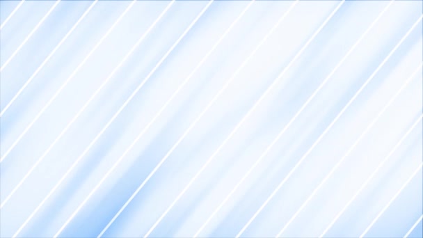 アニメーションシンプルでエレガントなダイアゴンロイヤルブルーストライプ最小の幾何学的背景 — ストック動画