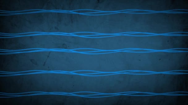 Animasyon Soyut Akışkan Akışkan Dalgalar Desenli Şeritler Desenli Arkaplan Üzerinde — Stok video