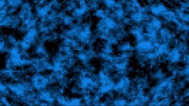 Canlandırılmış Fütürist Kraliyet mavisi pikselli geometrik teknoloji arkaplanı