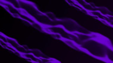 Canlandırılmış mavi renk hareketli parçacıklar arka planı