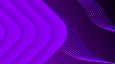 Animasyon Mor renkli rastgele şekiller arkaplanı