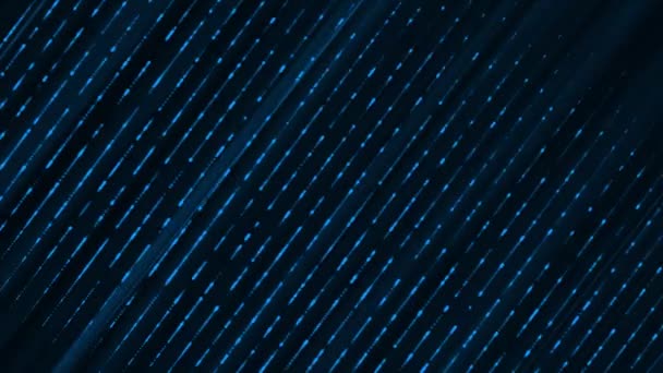 Animado Elegantes Linhas Diagonais Sem Costura Azul Royal Com Partículas — Vídeo de Stock