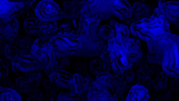 动画蓝色移动光泽的抽象背景 — 图库视频影像