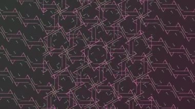 Canlandırılmış Renkli Geometrik Karmaşık Çizgiler şablon arkaplanı